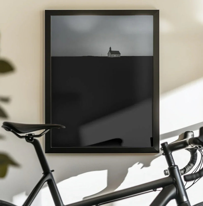 Strandarkirkja Framed Art Wave Faber | Home or Office Art