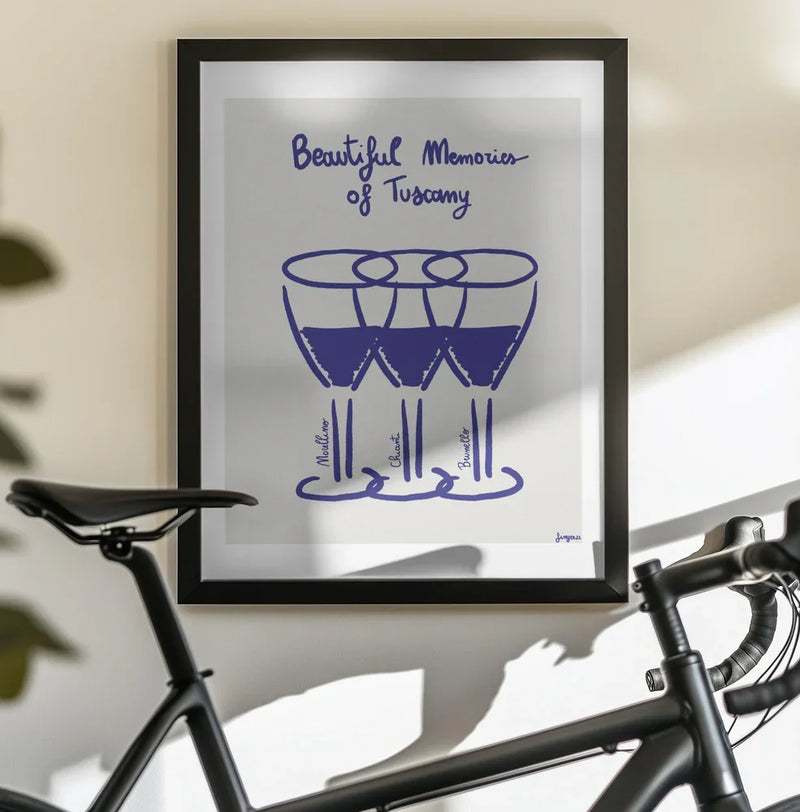 Il vino - Giulia Mora Framed Art | Home or Office Art