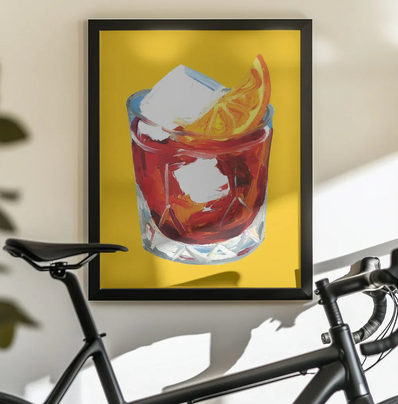 Negroni On Sunshine - Alice Straker Framed Art | Home or Office Art