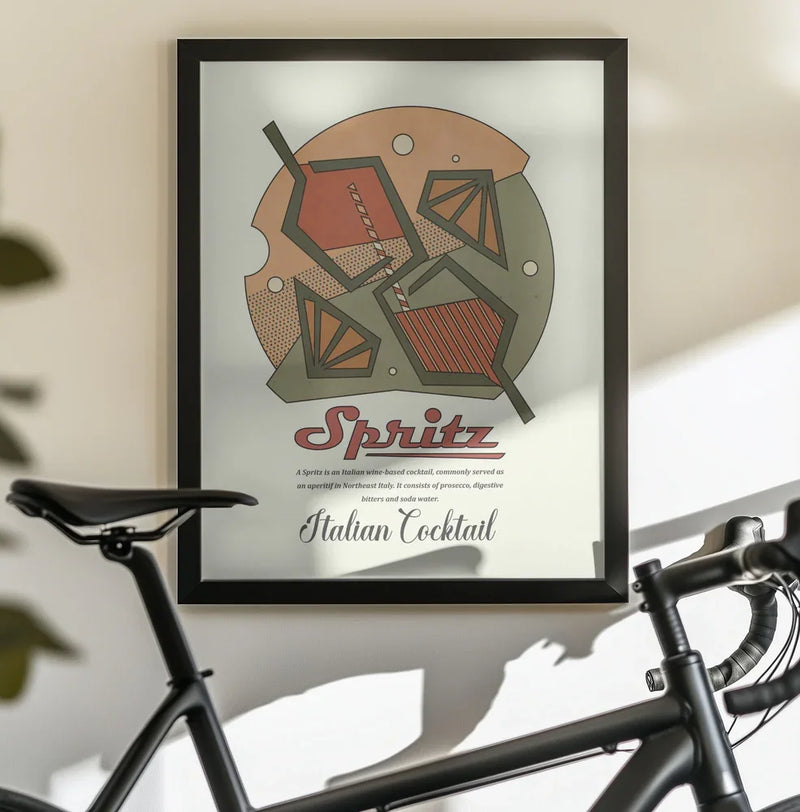 Geometrical spritz print - Dion Gem Framed Art | Home or Office Art