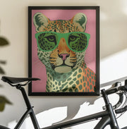Leo With Glasses Framed Art Treechild | Home or Office Art