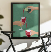 Cheers Girls - Raissa Oltmanns Framed Art | Home or Office Art