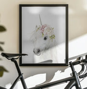 Floral Unicorn Framed Art Lola Peacock | Home or Office Art