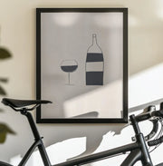 Wine - Ivy Green Illustrations Framed Art | Home or Office Art