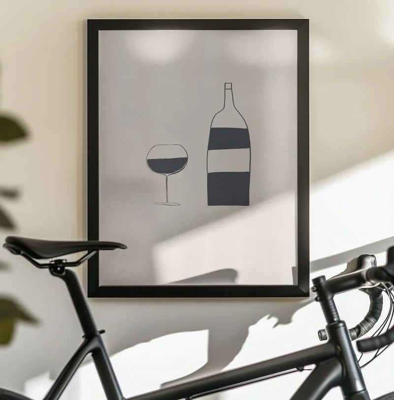 Wine - Ivy Green Illustrations Framed Art | Home or Office Art