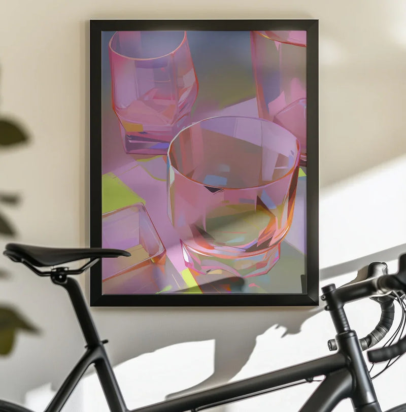 Pink Glasses 2 - Treechild Framed Art | Home or Office Art
