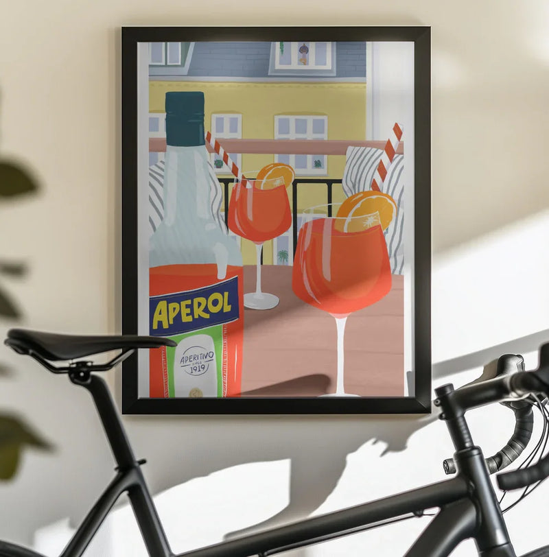 Balcony "Hygge" - ByKammille Framed Art | Home or Office Art