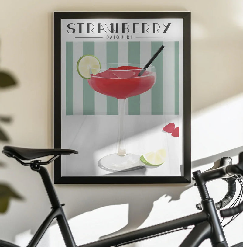 Strawberry Daiquiri - ByKammille Framed Art | Home or Office Art