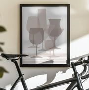 Layered Glass Harmony - Martina Framed Art | Home or Office Art