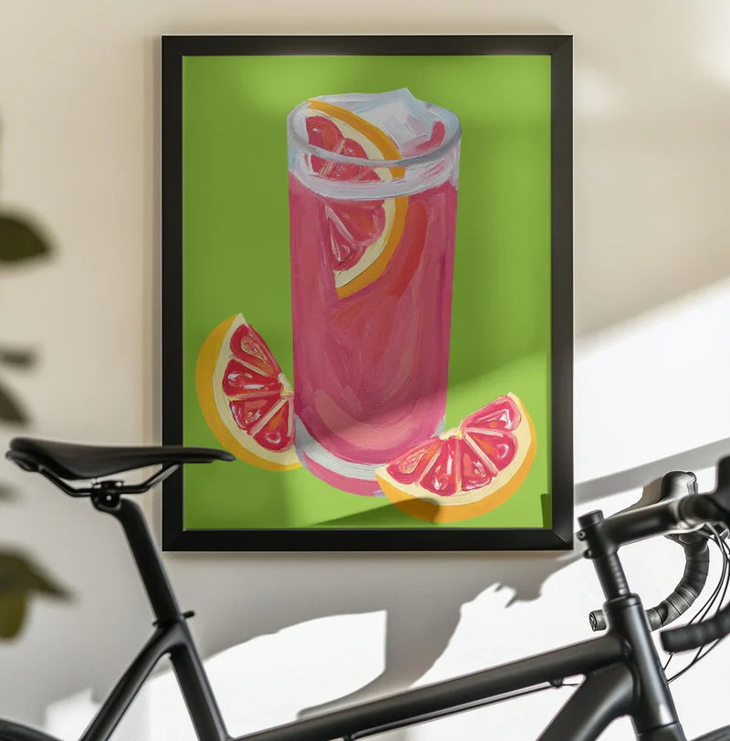 Grapefruit Paloma Pistachio - Alice Straker Framed Art | Home or Office Art