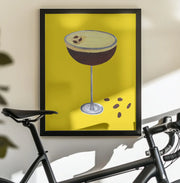Espresso Martini Buttercup Yellow - Alice Straker Framed Art | Home or Office Art