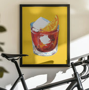 Negroni Sunshine Yellow - Alice Straker Framed Art | Home or Office Art