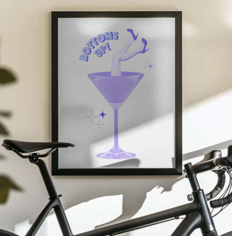 Cocktail Glam Dive - Athene Fritsch Framed Art | Home or Office Art