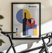 Bauhaus Wine Lodge - Retrodrome Framed Art | Home or Office Art