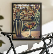 You can drink at 7am - Andreas Magnusson Framed Art | Home or Office Art