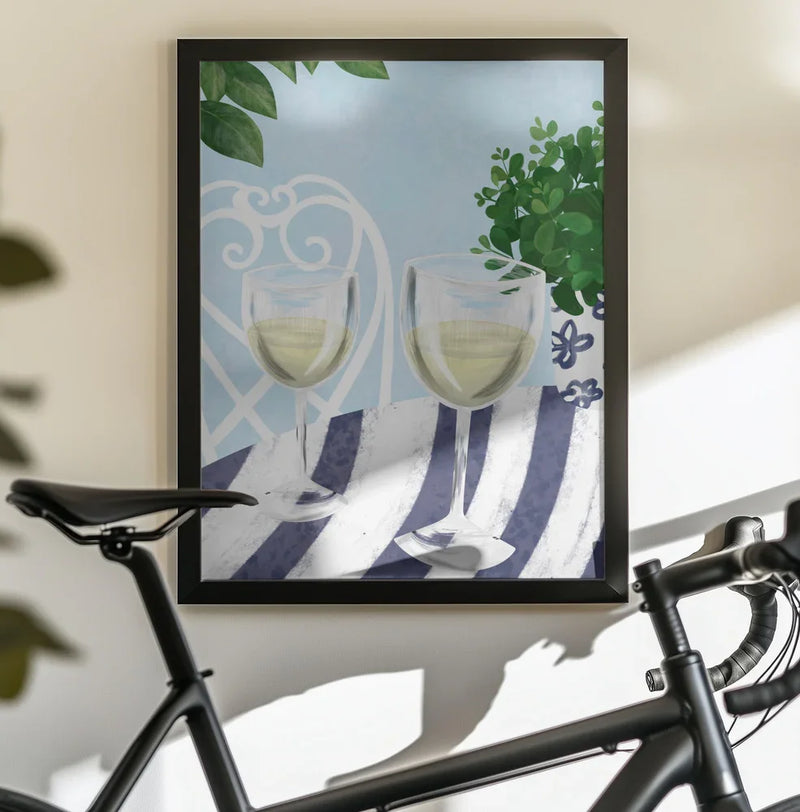 White wine under the tree - EMELIEmaria Framed Art | Home or Office Art