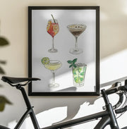 Cocktails - Petra Lizde Framed Art | Home or Office Art