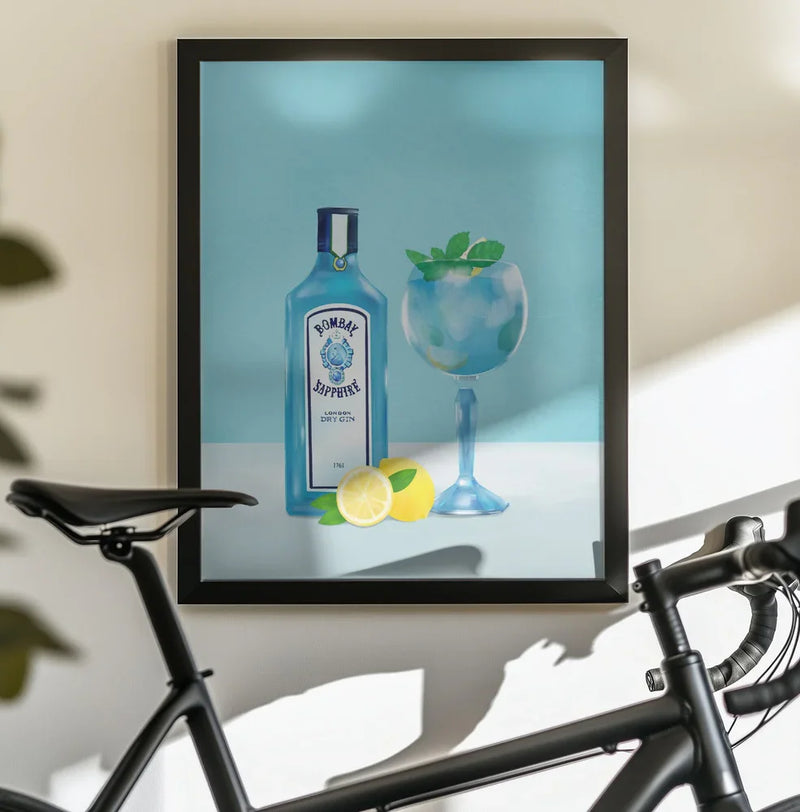 Gin Cocktail - Petra Lizde Framed Art | Home or Office Art