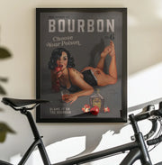 Babes of Bourbon Vol 6 Choose Your Poison Sexy Pinup - The Whiskey Ginger Framed Art | Home or Office Art