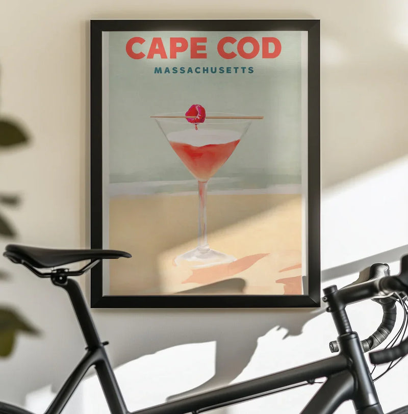 Cape Cod Cocktail Tall Poster - The Whiskey Ginger Framed Art | Home or Office Art