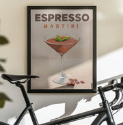 Espresso Martini Cocktail Bar Decor - The Whiskey Ginger Framed Art | Home or Office Art