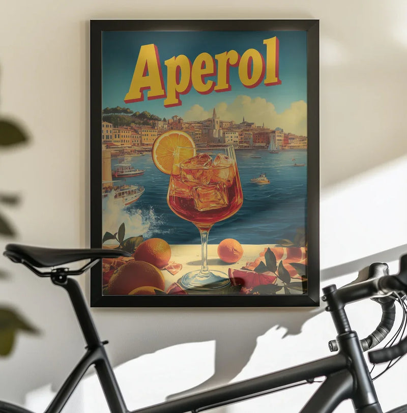 Aperol Vintage Commercial - Andreas Magnusson Framed Art | Home or Office Art