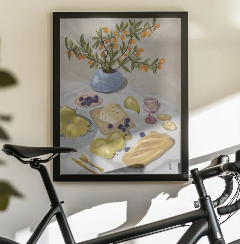 Gin and Tonic In the Afternoon Sun Illustration - Dirkie Nell Framed Art | Home or Office Art