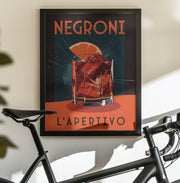 Negroni L' Apertivo - Andreas Magnusson Framed Art | Home or Office Art
