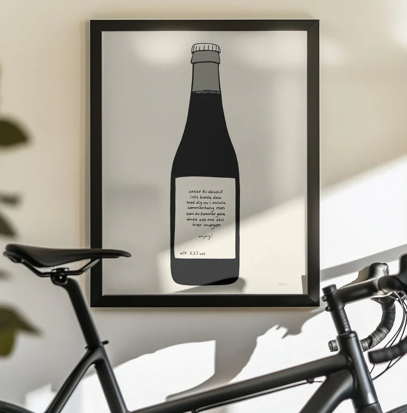 ENJOY - Wilma Wenåker Framed Art | Home or Office Art