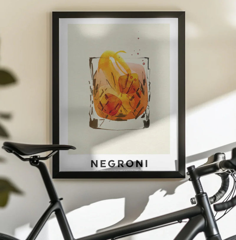 Negroni - Ekaterina Koroleva Framed Art | Home or Office Art