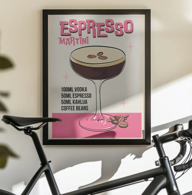 Espresso Martini - WallChart Art Studio Framed Art | Home or Office Art