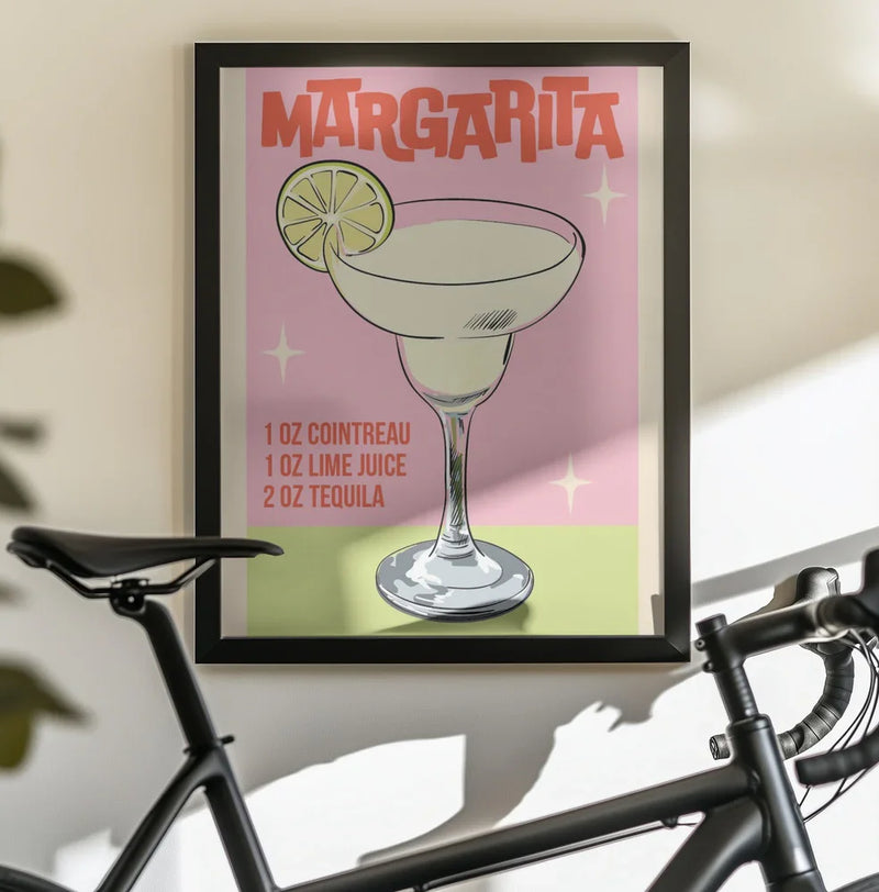 Margarita Cocktail - WallChart Art Studio Framed Art | Home or Office Art