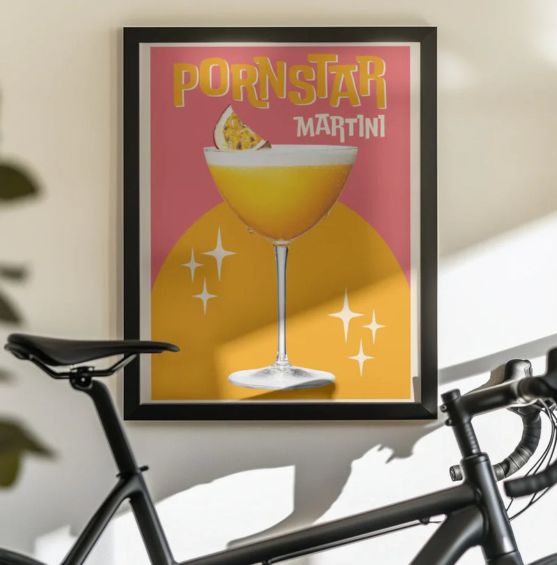 Pornstar Martini - WallChart Art Studio Framed Art | Home or Office Art