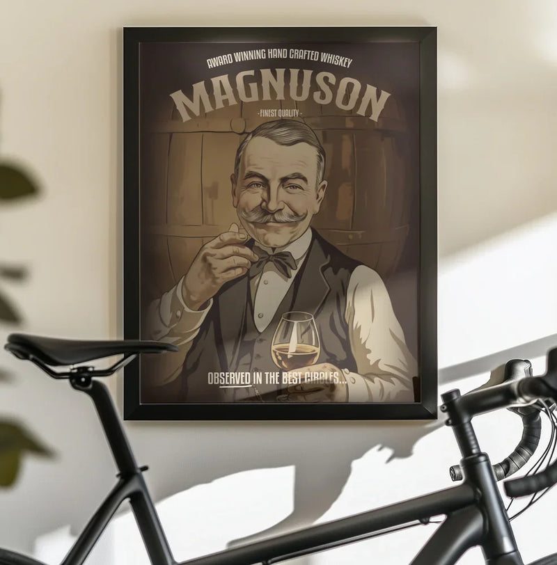 Magnuson Whiskey - Andreas Magnusson Framed Art | Home or Office Art