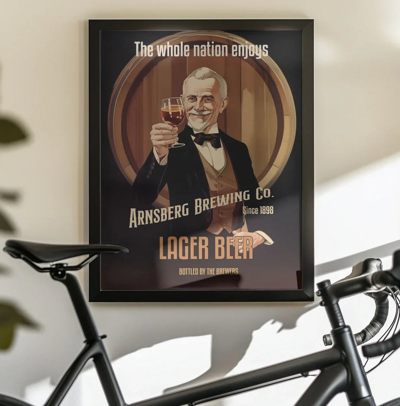 Lager Beer - Andreas Magnusson Framed Art | Home or Office Art