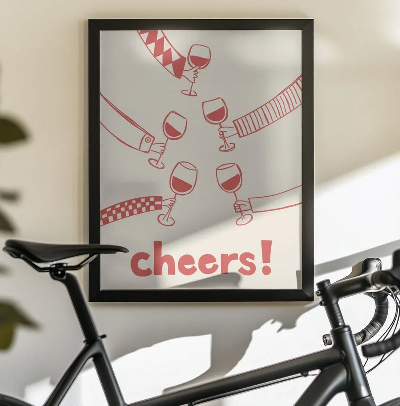 Cheers! Wine Celebration - Rio Soléy Framed Art | Home or Office Art