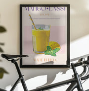 Mango Lassi Delight - Nazma Khokhar Framed Art | Home or Office Art