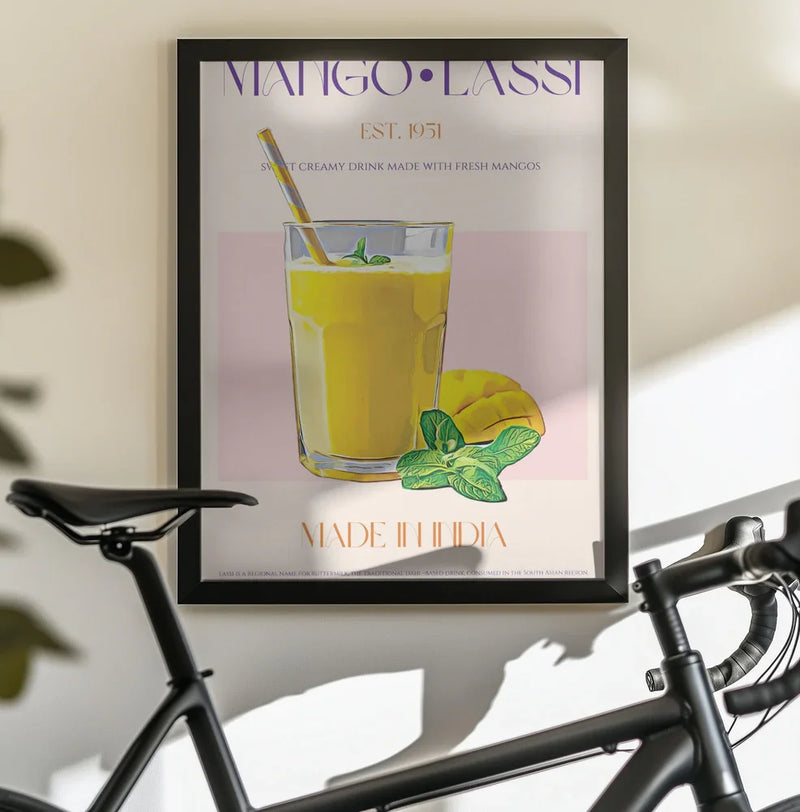 Mango Lassi Delight - Nazma Khokhar Framed Art | Home or Office Art