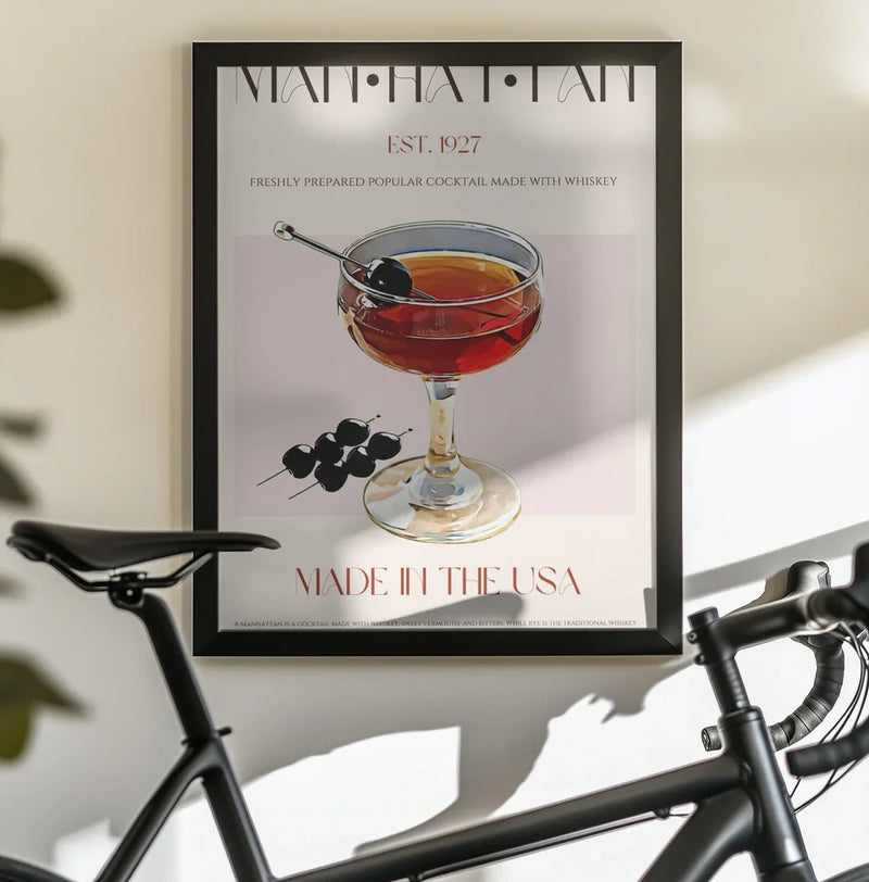 Classic Manhattan - Nazma Khokhar Framed Art | Home or Office Art