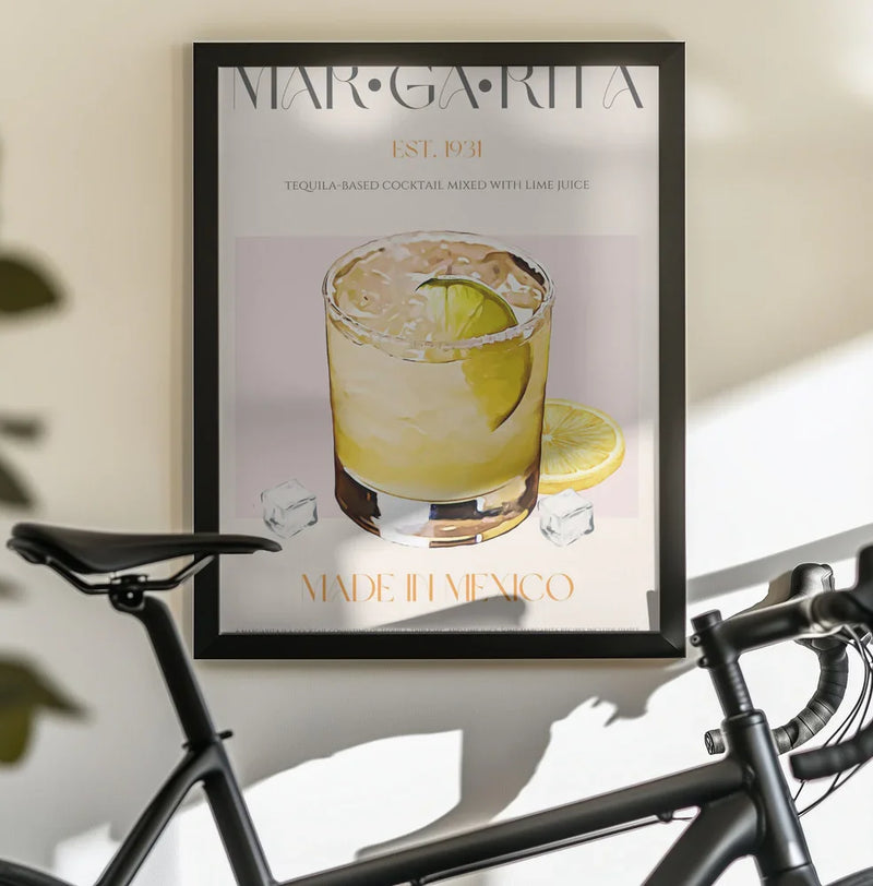Margarita Print Cocktail - Nazma Khokhar Framed Art | Home or Office Art