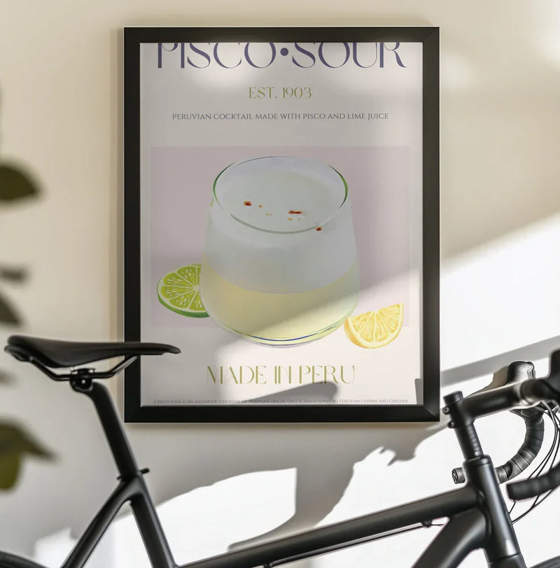 Pisco Delight - Nazma Khokhar Framed Art | Home or Office Art