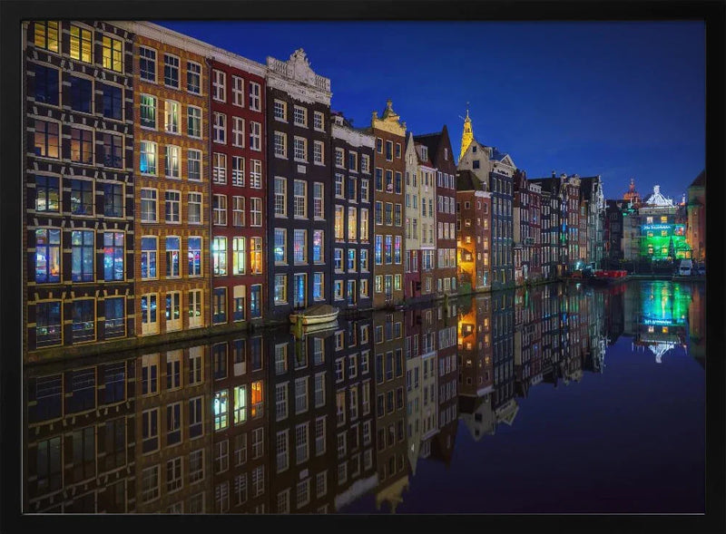 Amsterdam at night 2017 - Juan Pablo de Miguel Framed Art | Home or Office Art