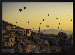 Sunrise over Cappadocia Framed Art Yavuz Pancareken | Home or Office Art