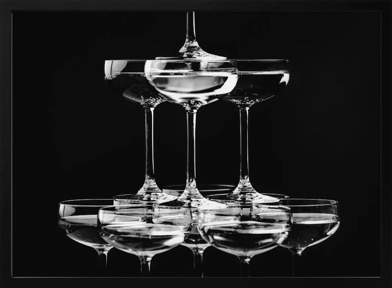 Champagne tower_10 - Pictufy Studio III Framed Art | Home or Office Art