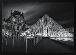 Louvre at Night Framed Art Catherine Wang | Home or Office Art