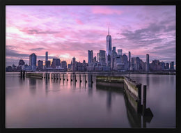 Manhattan's morning Framed Art Jie Jin | Home or Office Art