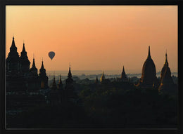 Sunrise in Bagan Framed Art Marco Tagliarino | Home or Office Art