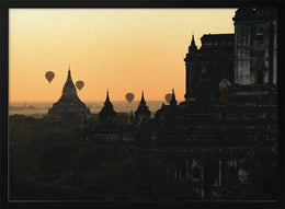 Sunrise in Bagan Framed Art Marco Tagliarino | Home or Office Art