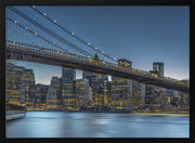 New York - Blue Hour over Manhattan - Michael Jurek Framed Art | Home or Office Art