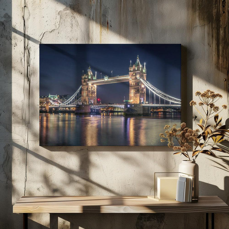 Night at The Tower Bridge - Nader El Assy Framed Art | Home or Office Art